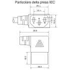 ELCART DISTRIBUTION - CAVO ALIM. ITA/C13 90^SX 3X0,75 2