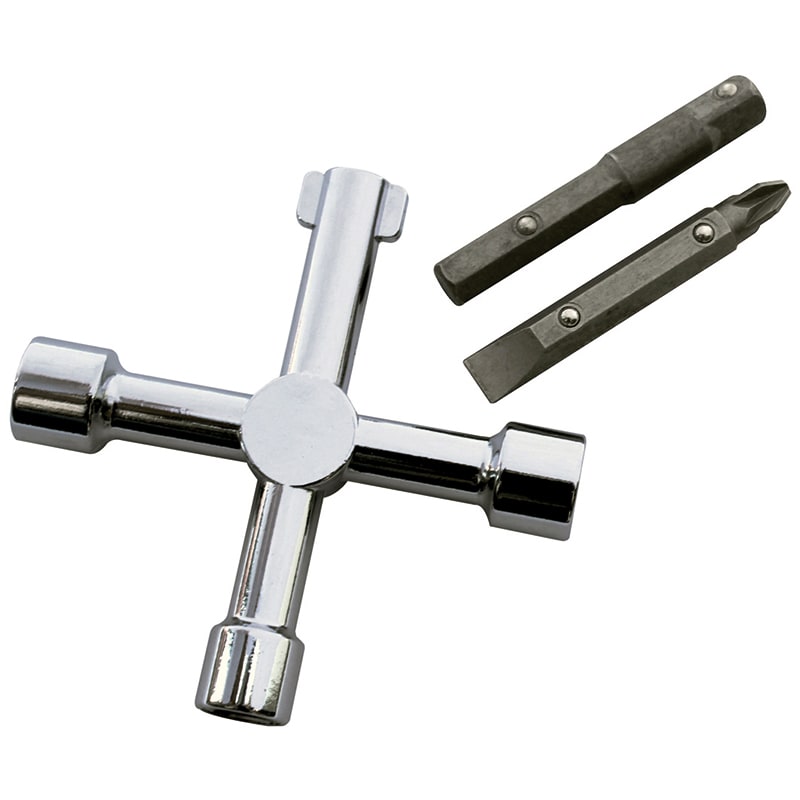 ELCART DISTRIBUTION - CHIAVE A 4 USI CON PUNTE