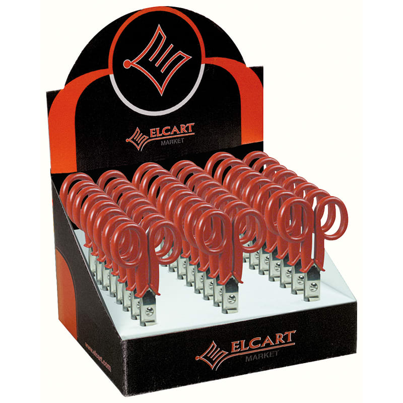 ELCART DISTRIBUTION - ESPOS.FORBICI 18 DRITTE + 6 CURVE