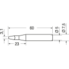 ELCART DISTRIBUTION - 0172KD PUNTA SCALPELLO ERSA 3.1MM