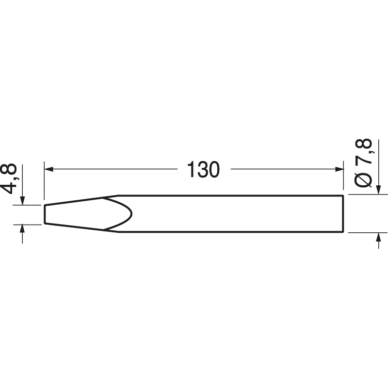 ELCART DISTRIBUTION - 0082KD PUNTA SCALPELLO ERSA 4.8MM