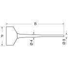 ELCART DISTRIBUTION - 0452FDLF075 PUNTA DISS ERSA 7.5MM