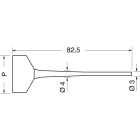 ELCART DISTRIBUTION - 0452FDLF150 PUNTA DISS ERSA 15MM