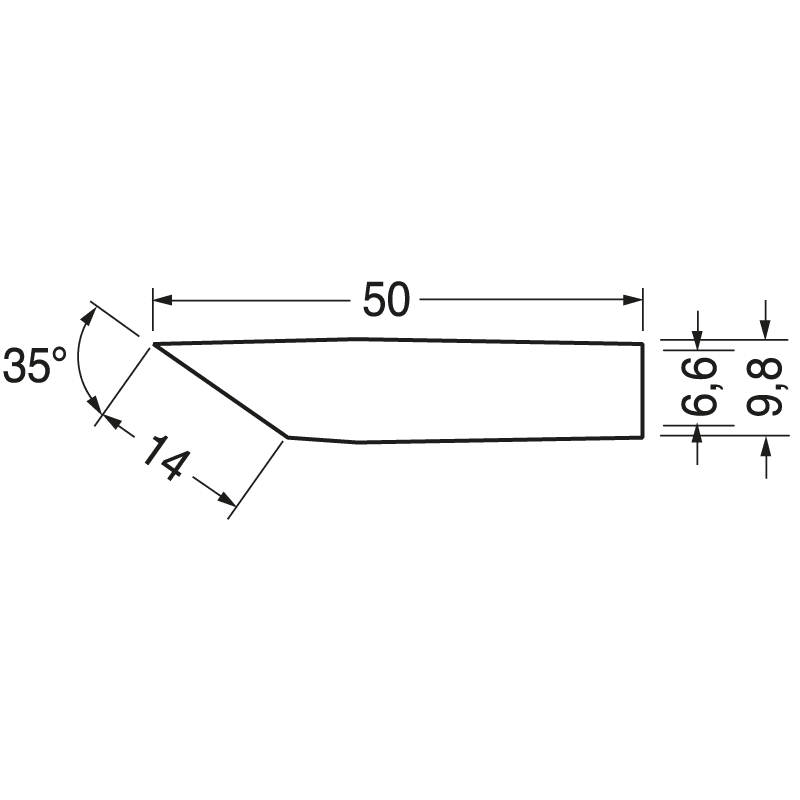 ELCART DISTRIBUTION - 0832LDLF PUNTA SCALPELLO 17MM