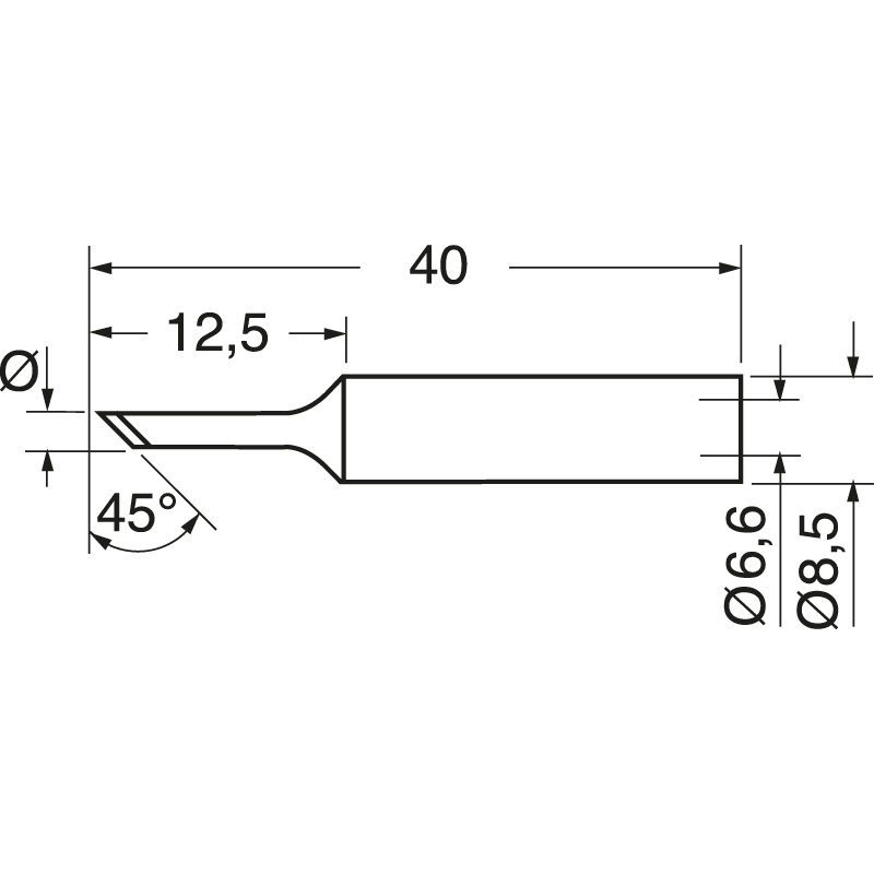ELCART DISTRIBUTION - 0832TDLF PUNTA ERSA 3.0MM