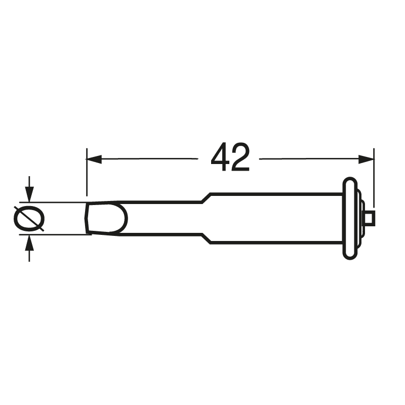 ELCART DISTRIBUTION - 0G132KN PUNTA PENNA 2.4MM INDIPEN