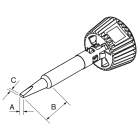 ELCART DISTRIBUTION - 0142CDLF08 PUNTA ICON TRACE 0,8MM