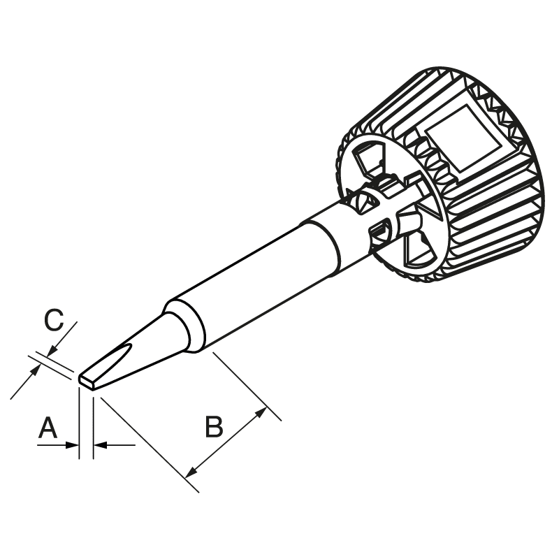 ELCART DISTRIBUTION - 0142CDLF32 PUNTA ICON TRACE 3,2MM