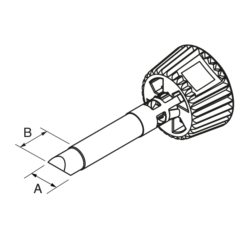 ELCART DISTRIBUTION - 0142CDLF46A PUNTA ICONTRACE 4,6MM