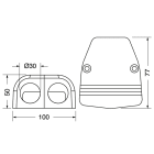 ELCART DISTRIBUTION - PANNELLO FISSAGGIO PRESE USB/ACC. 080157200