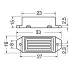 ELCART DISTRIBUTION - BUZZER MECCANICO 23MM 24VDC 75DB