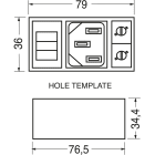 ELCART DISTRIBUTION - SPINA PAN. INT.LUM.ROSSO E 2 PORT 130121000