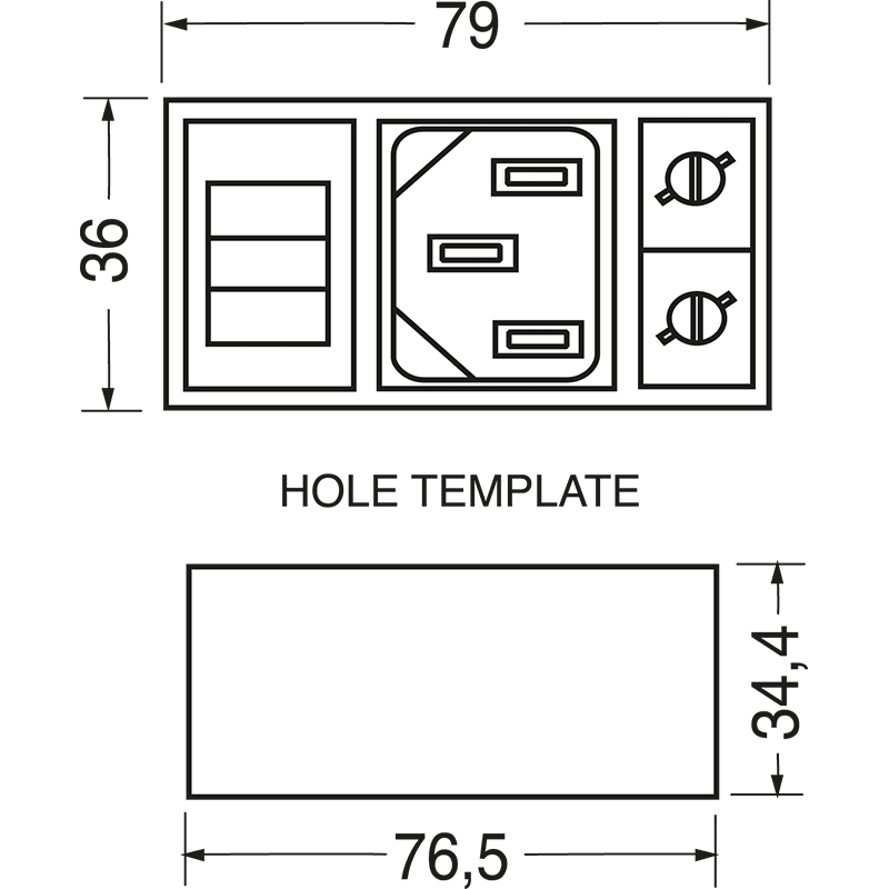 ELCART DISTRIBUTION - SPINA PAN. INT.LUM.VERDE E 2 PORT 130121200