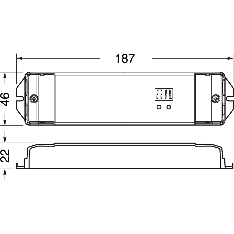 ELCART DISTRIBUTION - DIMMER DALI STRISCIA 220V 1X2A