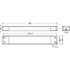 ELCART DISTRIBUTION - LED DRIVER 30W 24VCC SLIM LINEARE