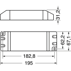 ELCART DISTRIBUTION - LED DRIVER SLIM 200W 24VCC