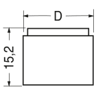 ELCART DISTRIBUTION - MANOPOLA CON INDICE D. 25,0 H. 16