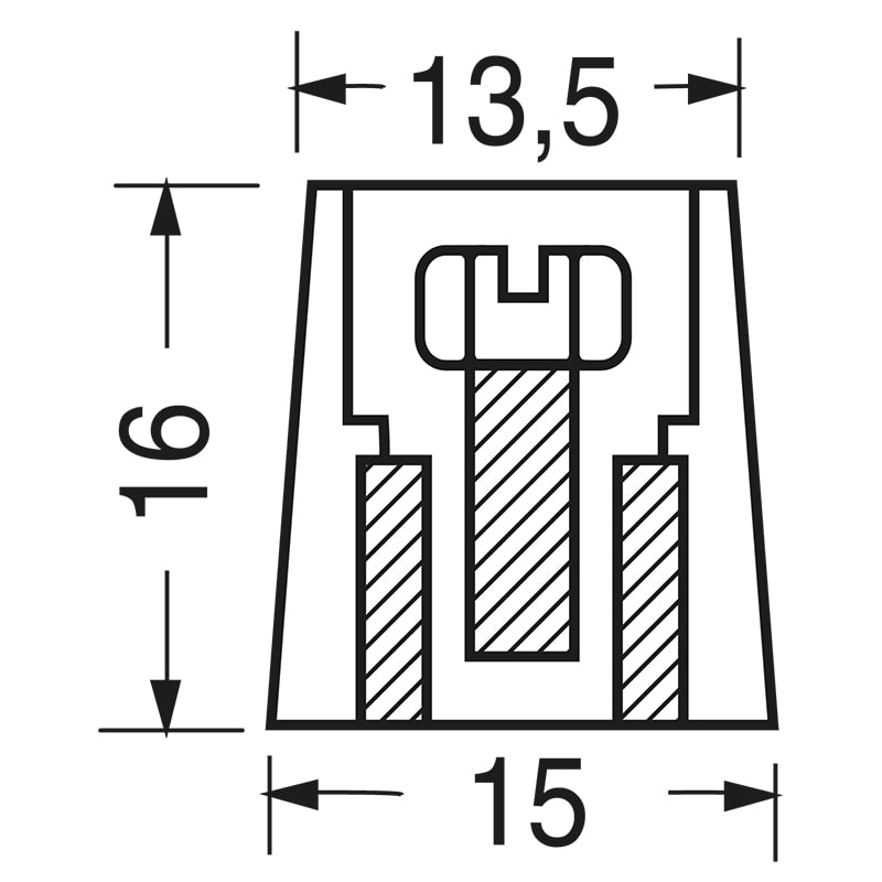 ELCART DISTRIBUTION - MANOP.COMPON.A MANDR.15X16 NERA