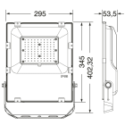 ELCART DISTRIBUTION - PROIET.LED ESTE.RGBWW/W 100W IP65