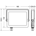 ELCART DISTRIBUTION - PRO.LED EST.TUYA RGB+CCT 20W IP65