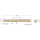 ELCART DISTRIBUTION - STRISCIA LED 13W/M BN 12V IP65