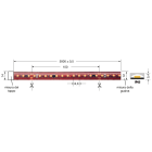 ELCART DISTRIBUTION - STRI.LED 17W/M BF 220V IP65 50M