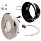 ELCART DISTRIBUTION - GHIERATONDA IP44 BIANCA+GU5,3 CON