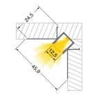 ELCART DISTRIBUTION - KIT 2MT INCAS-ANGOLO + ACCESSORI