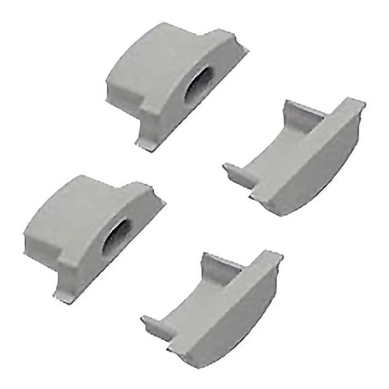ELCART DISTRIBUTION - KIT 4 TAPPI PROFILO FLEX NERO