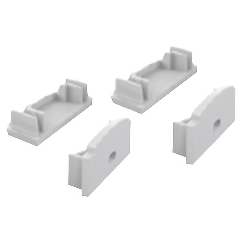ELCART DISTRIBUTION - KIT 4 TAPPI PROFILO INCAS2 NERO