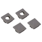 ELCART DISTRIBUTION - KIT 4 TAPPI PROFILO INCAS1 NERO
