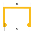 ELCART DISTRIBUTION - 2M COP QUADRAPROFILO S20 19/16316