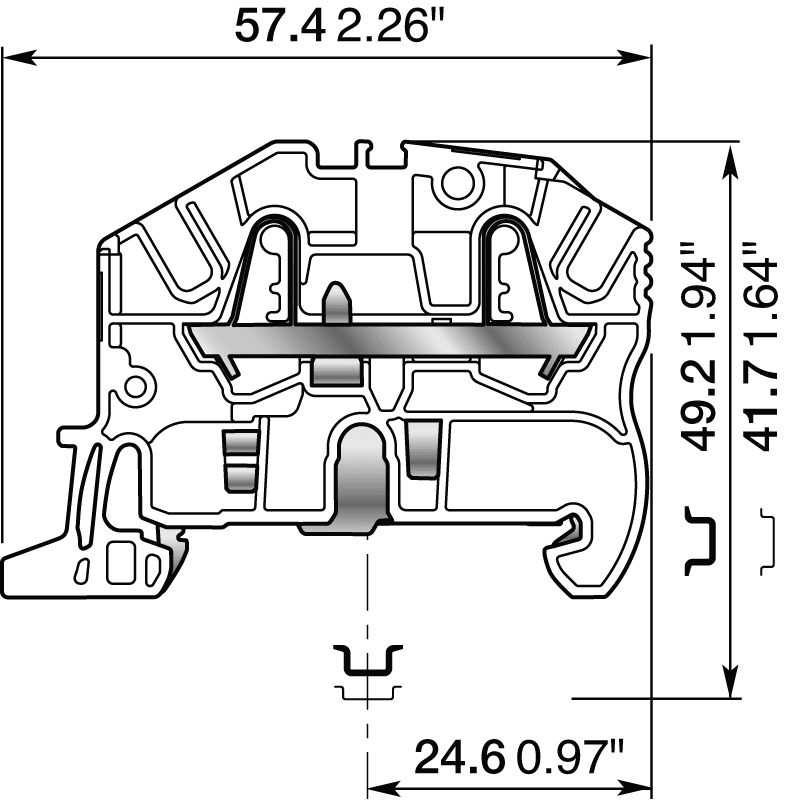 ELCART DISTRIBUTION - 1SNK705150R0000 MORSETTO ZK2.5PE