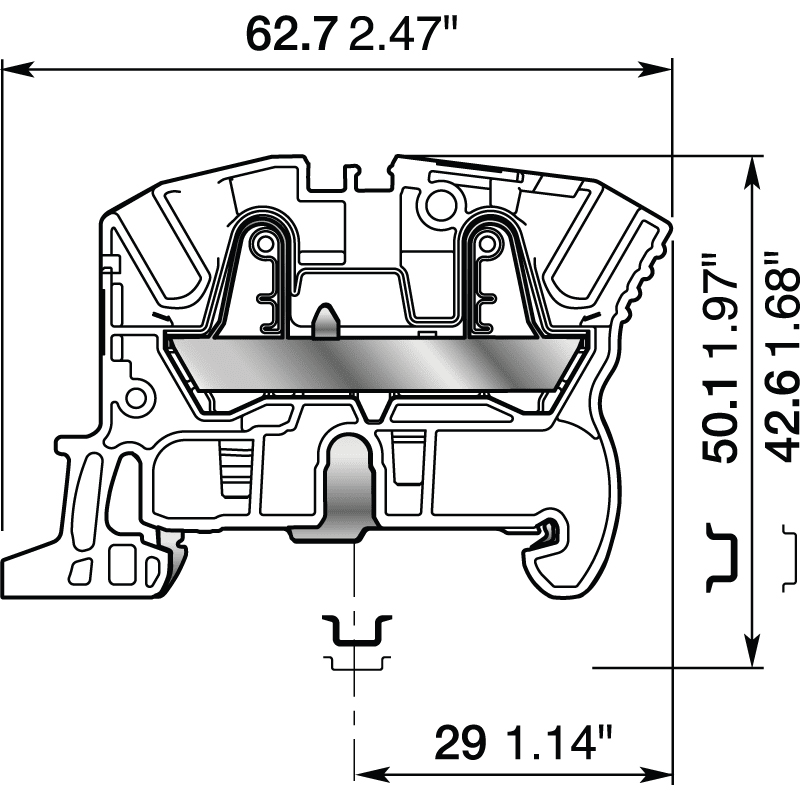 ELCART DISTRIBUTION - 1SNK708150R0000 MORSETTO ZK6-PE