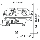 ELCART DISTRIBUTION - 1SNK712150R0000 MORSETTO ZK16-PE