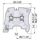 ELCART DISTRIBUTION - 1SNK506020R0000 MORSETTO ZS6 BLUE