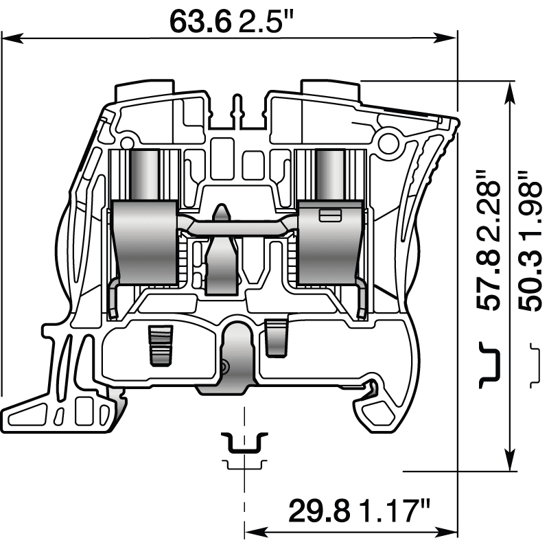 ELCART DISTRIBUTION - 1SNK512150R0000 MORSETTO ZS25-PE