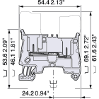 ELCART DISTRIBUTION - 1SNK805016R0000 MORSETTO ZD2.5-11 250300000