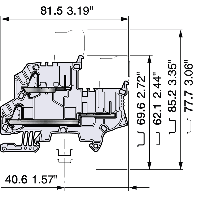 ELCART DISTRIBUTION - 1SNK805223R0000 MORS.ZDK2.5-D2-BL