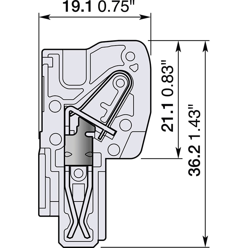 ELCART DISTRIBUTION - 1SNK805712R0000 MORSETTO CDK2.5 250306000