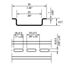 ELCART DISTRIBUTION - 1SNA173220R0500 BARRA FIS2MT7.5MM 250900000