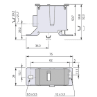 ELCART DISTRIBUTION - 1SNL312510R0000 MOR.RIPART.DBL125
