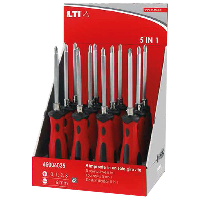 ELCART DISTRIBUTION - ESPOSITORE 12 GIRAVITE 5 IN 1