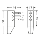 ELCART DISTRIBUTION - SPINA VOLANTE 10A 2 LATI BIANCA
