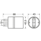 ELCART DISTRIBUTION - ADAT.SPINA 10A-1PRESA 10A SHUKO