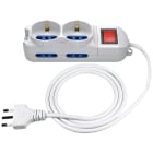 ELCART DISTRIBUTION - PRESA MUL.6 POSTI C/CAVO E INTERR