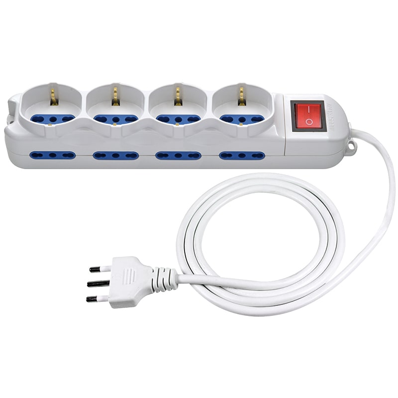 ELCART DISTRIBUTION - PRESA MUL.12POSTI C/CAVO E INTERR