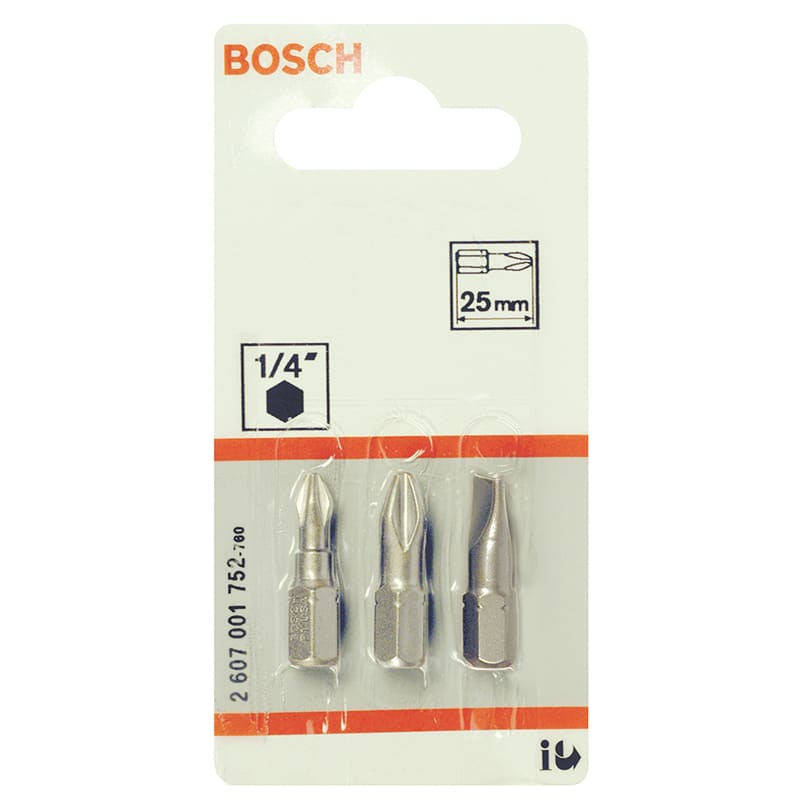 ELCART DISTRIBUTION - 2 607 001 765 KIT DA 3 BIT X VITI