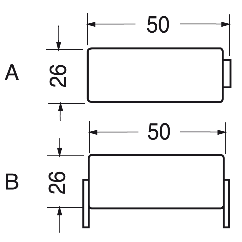 ELCART DISTRIBUTION - NI-MH 1/2 TORCIA 1,2V 4500MA C.TE