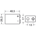ELCART DISTRIBUTION - BATTERIA RIC.NI-MH 8,4V 250MAH